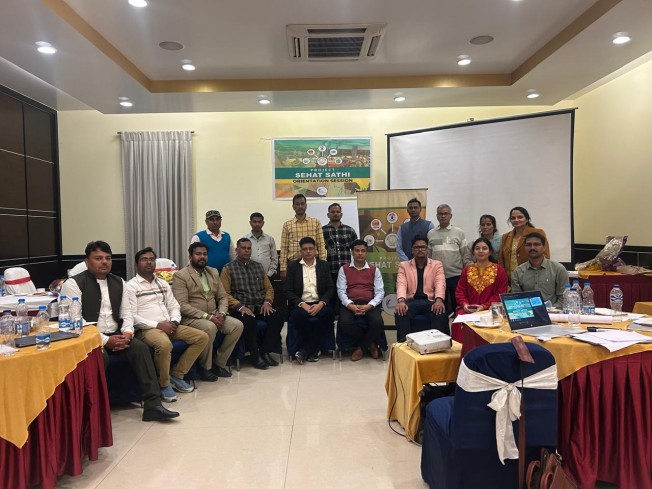 Orientation session under the HLFPPT supported Sehat Sathi project at Barauni