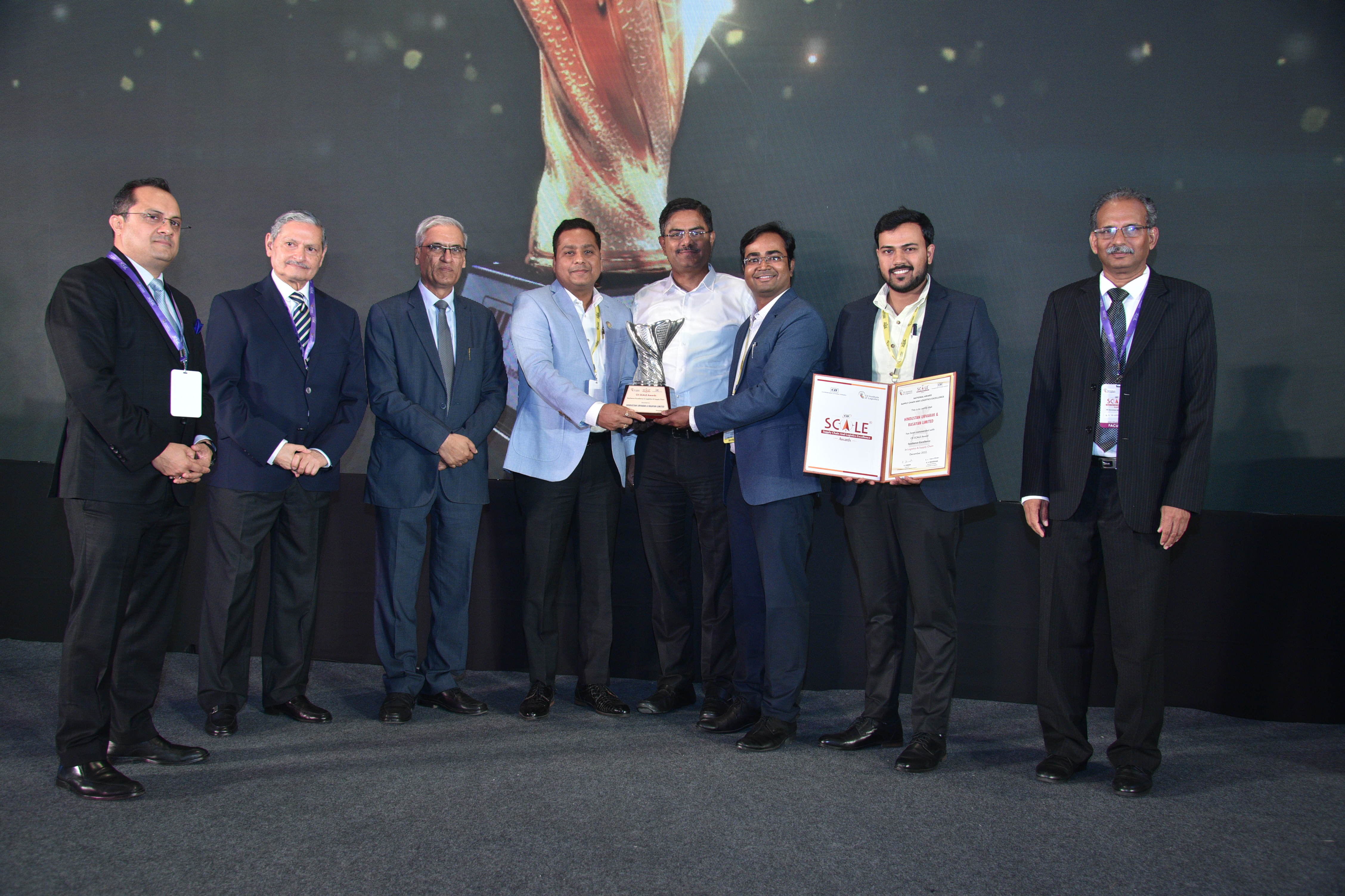 HURL won awards in Two categories – "Supply Chain and Logistics Excellence (SCALE)" in "chemical and fertiliser category" & "Resilience Excellence" in "Supply Chain Category"