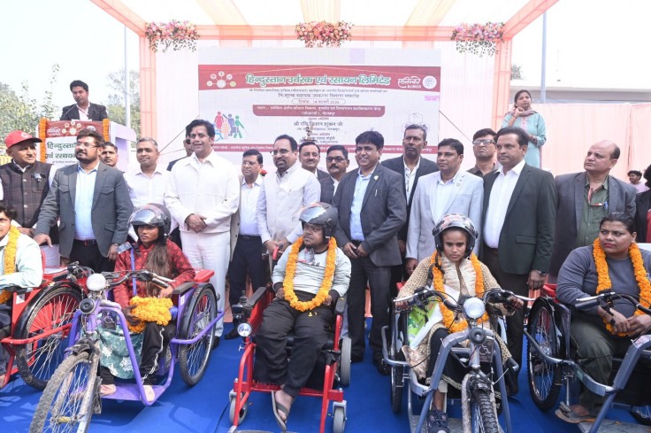 HURL distributes aids and assistive devices under its CSR initiative Swasthya Sathi at CRC Gorakhpur